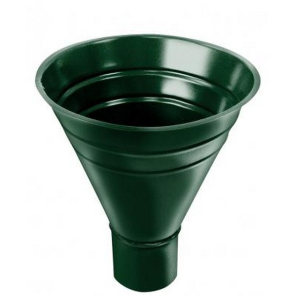 Водосток Grand Line 125x90 – Воронка водосборная RAL 6005 купить в Бугульме