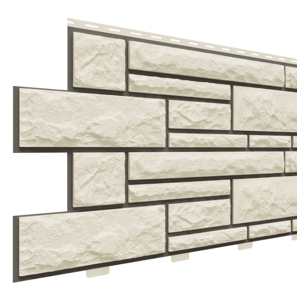 Фасадная панель Доломит, Брусчатка Доломит Слоновая кость (3м) купить в Бугульме