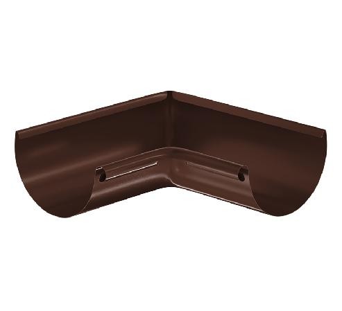 Водосток Aquasistem, система 125x90 - Угол желоба, внутренний 90° RAL 8017 Коричневый купить в Бугульме