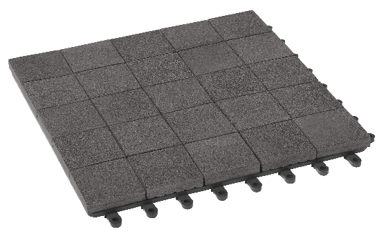 Модульный паркет ДПК GRINDERDECO Мозаика 13 Серый базальт купить в Бугульме