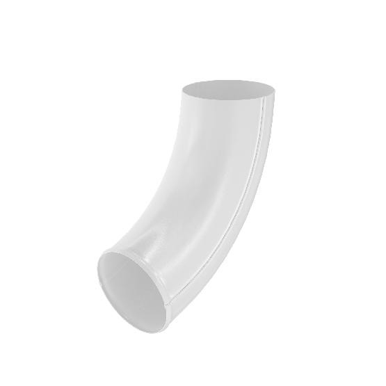 Водосток Aquasistem, система 150x100 - Отвод трубы RR 20 Мраморно-белый купить в Бугульме