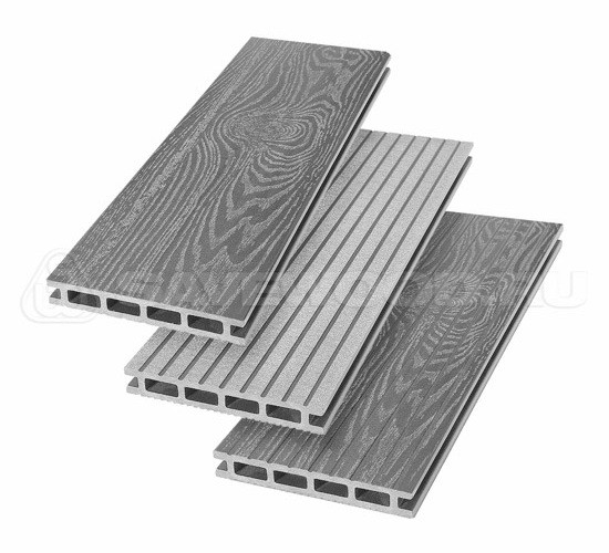 Террасная доска из ДПК SW Carpinus (T) — двухсторонняя пепельный купить в Бугульме
