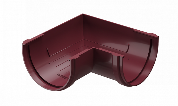 Угловой элемент 90˚ПВХ Docke STANDART красный купить в Бугульме