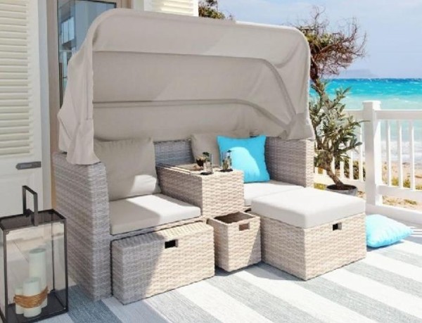 Комплект мебели AFINA плетеной из иск. ротанга AFM-330 Beige купить в Бугульме