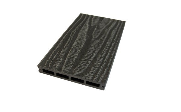 Террасная доская ДПК NanoWood Nature 3D (20мм) пустотелая Графит купить в Бугульме