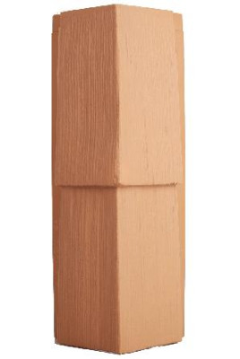 Угол T-Сайдинг-Щепа пихта ЭКО-1 Крем