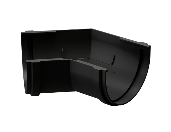 Угол желоба универсал 135˚ Docke Premium ПВХ - Карбон купить в Бугульме