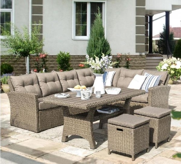 Комплект мебели AFINA плетеной из иск. ротанга AFM-307B Beige купить в Бугульме