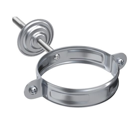 Водосток Aquasistem, Система 150/100 - Хомут для крепления трубы оцинковка купить в Бугульме