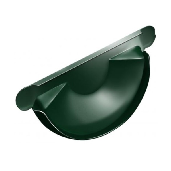 Водосток Grand Line 125x90 – Заглушка желоба RAL 6005 купить в Бугульме