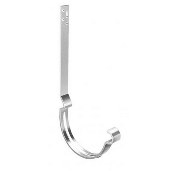 Водосток Grand Line 150x100 – Кронштейн длинный полоса RAL 9003 купить в Бугульме