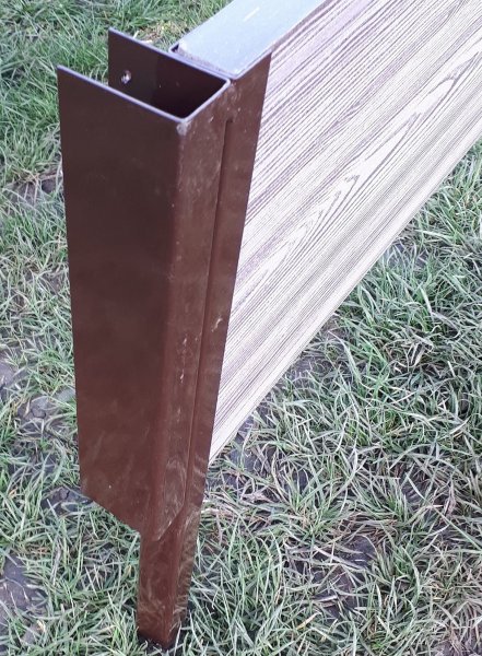 Угловой элемент металл, 90° для доски 300х30 мм Holzhof купить в Бугульме