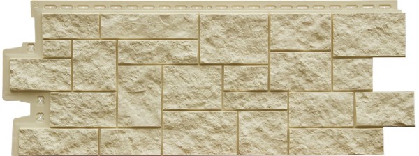 Фасадная панель Grand Line Дикий камень Стандарт бежевый купить в Бугульме