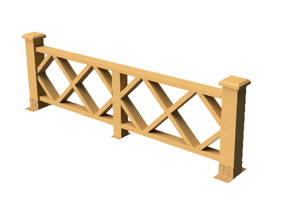 Ограждения декоративное ДПК GRINDERDECO Миллениум песчаник купить в Бугульме