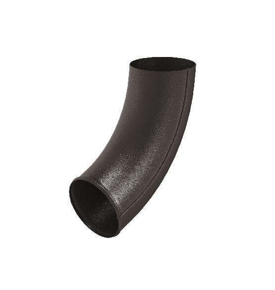 Водосток Aquasistem, Система 150/100 - Отвод трубы RR 32 Тёмно-коричневый matt купить в Бугульме