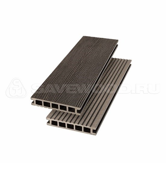 Террасная доска из ДПК SW Ornus радиальный распил темно-коричневый купить в Бугульме