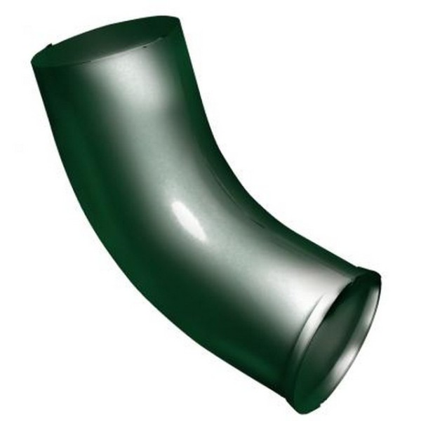 Водосток Grand Line 125x90 – Колено сливное RAL 6005 купить в Бугульме