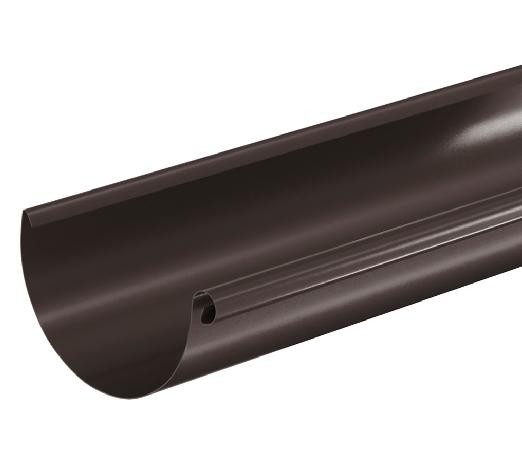 Водосток Aquasistem, система 125x90 - Водосточный желоб 3.00м RR 32 Тёмно Коричневый купить в Бугульме