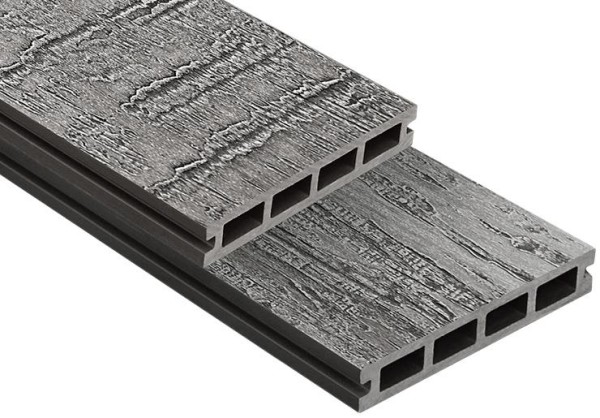 Террасная доска ДПК Outdoor 3D VIRGINIA/COLORADO темно-серая купить в Бугульме