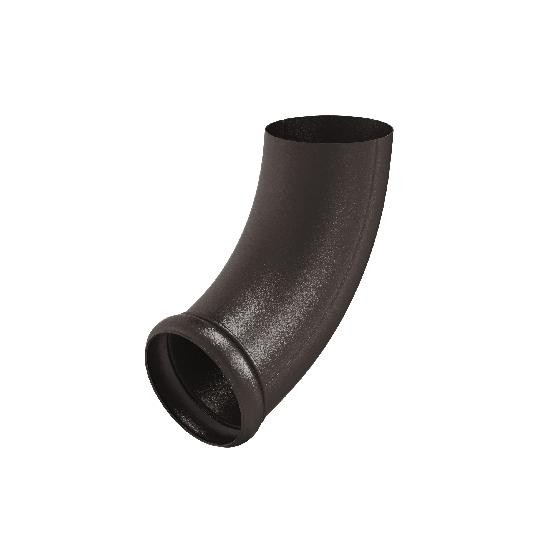 Водосток Aquasistem, Система 150/100 - Отвод трубы декорированный RR 32 Тёмно-коричневый matt купить в Бугульме