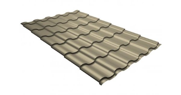 Металлочерепица кредо 0,5 Satin RAL 1015 светлая слоновая кость купить в Бугульме