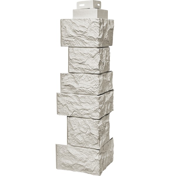 Угол наружный FineBer “Дикий камень” Жемчуг купить в Бугульме