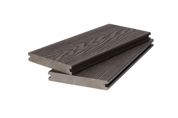 Доска террасная 3D фактура дерева POLIVAN GROUP двухсторонняя полнотелая SINGARAJA тёмно-коричневый купить в Бугульме