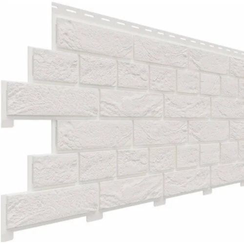 Фасадная панель Доломит Кирпич Славянка Белоснежный купить в Бугульме