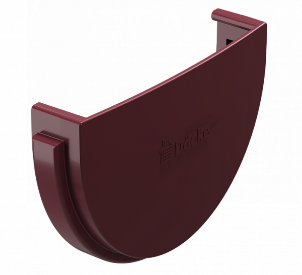 Заглушка желоба ПВХ Docke STANDART красный купить в Бугульме