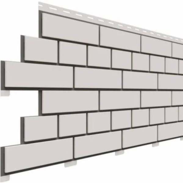 Фасадная панель Доломит Кирпич, Белый купить в Бугульме