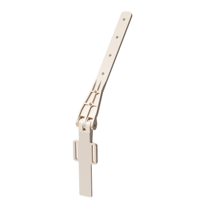 Крепление регулируемое для кронштейна желоба Docke Lux ПВХ Латте