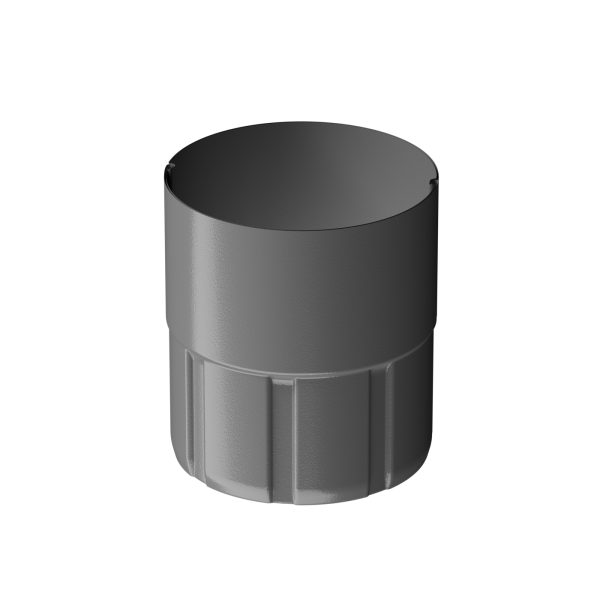 Муфта соединительная для водостока Döcke STAL PREMIUM, Графит купить в Бугульме