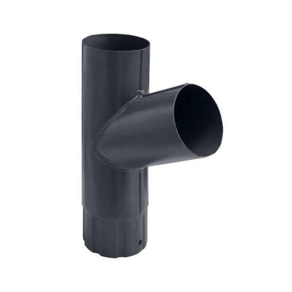 Водосток Grand Line 150x100 – Тройник трубы RAL 7024 купить в Бугульме