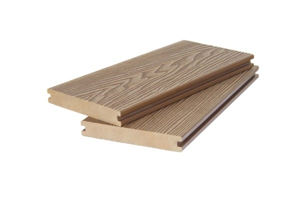 Доска террасная 3D фактура дерева POLIVAN GROUP двухсторонняя полнотелая SINGARAJA песочный купить в Бугульме