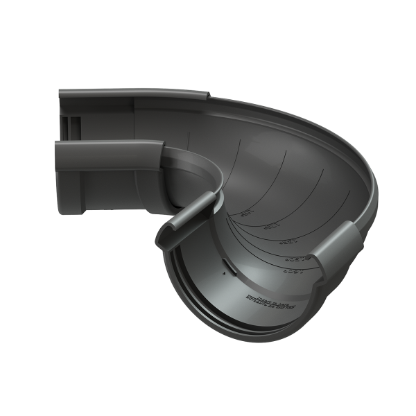 Угол регулируемый Docke Lux ПВХ - Графит купить в Бугульме