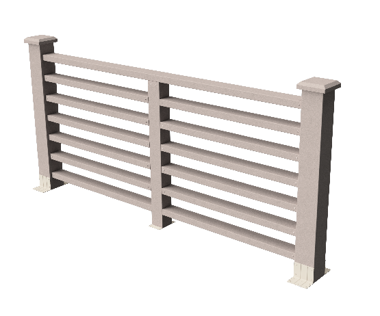 Ограждения декоративное ДПК GRINDERDECO Марсело выбеленый дуб купить в Бугульме