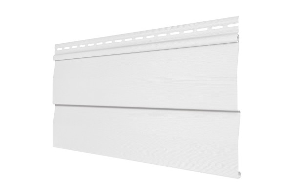 Виниловый сайдинг Tecos - корабельный брус, белый купить в Бугульме