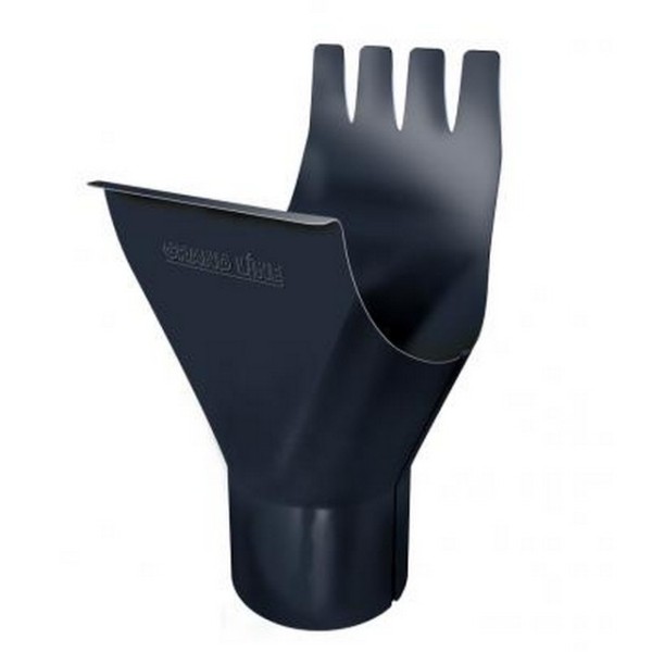 Водосток Grand Line 150x100 – Воронка желоба RAL 7024 купить в Бугульме