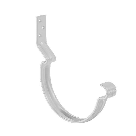 Водосток Aquasistem, система 125x90 - Крюк крепления желоба короткий RR 20 Мраморно-белый купить в Бугульме