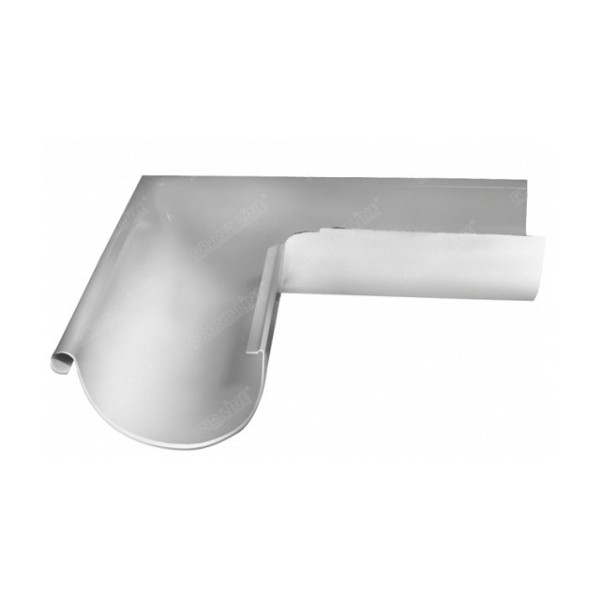 Водосток Grand Line 150x100 – Угол наружный 90° RAL 9003 купить в Бугульме