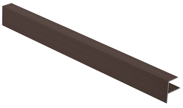 F-профиль Grinder закрывающий коричневый купить в Бугульме
