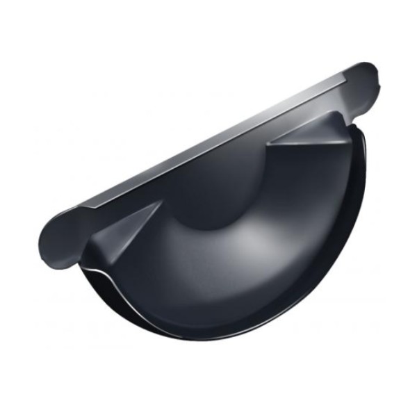 Водосток Grand Line 150x100 – Заглушка желоба RAL 7024 купить в Бугульме