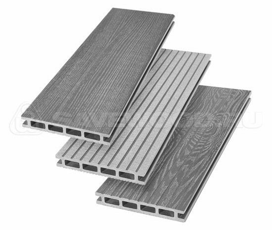 Террасная доска из ДПК SW Carpinus (R) — двухсторонняя пепельный купить в Бугульме