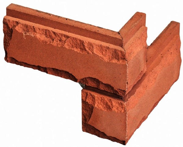 Угловой элемент Кирисс Фасад Колотый кирпич купить в Бугульме