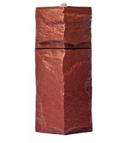 Угол T-Сайдинг-Гранит Леон Красный купить в Бугульме