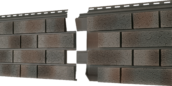 Фасадная панель Ю-пласт Стоун Хаус S-Lock Клинкер Нордик пепел купить в Бугульме