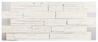 Фасадная панель T-Сайдинг-Альпийская сказка Белый