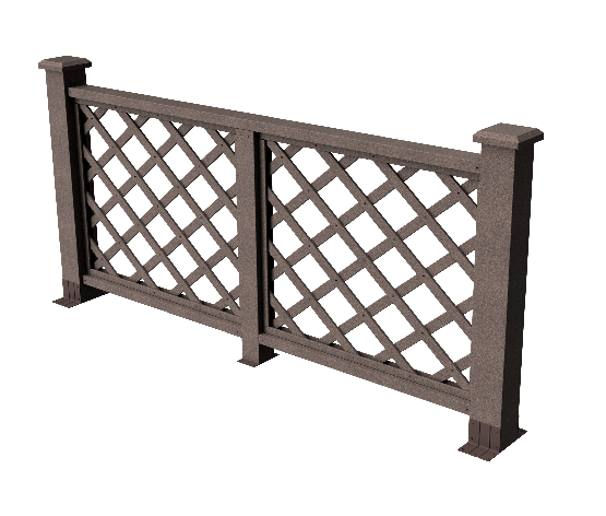 Ограждения декоративное ДПК GRINDERDECO Ламбет венге купить в Бугульме