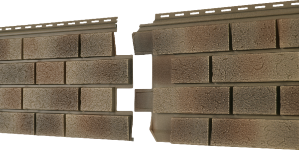 Фасадная панель Ю-пласт Стоун Хаус S-Lock Клинкер Нордик песок купить в Бугульме