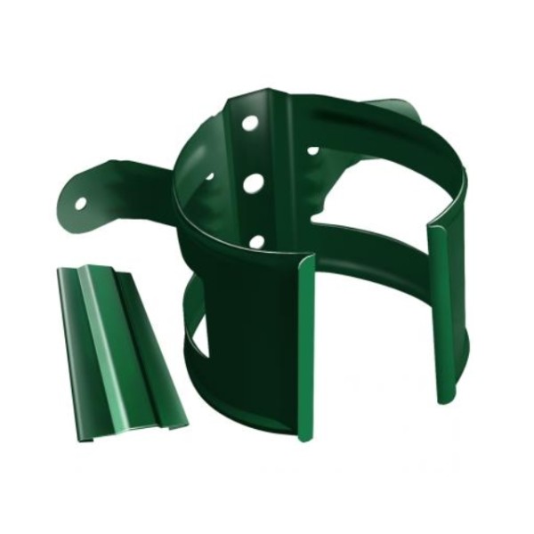 Водосток Grand Line 125x90 – Хомут трубы (на дерево) RAL 6005 купить в Бугульме